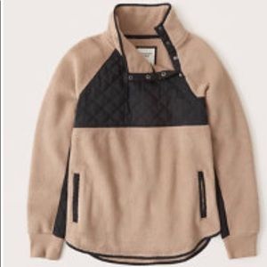 Asymmetrical Snap-Up Fleece